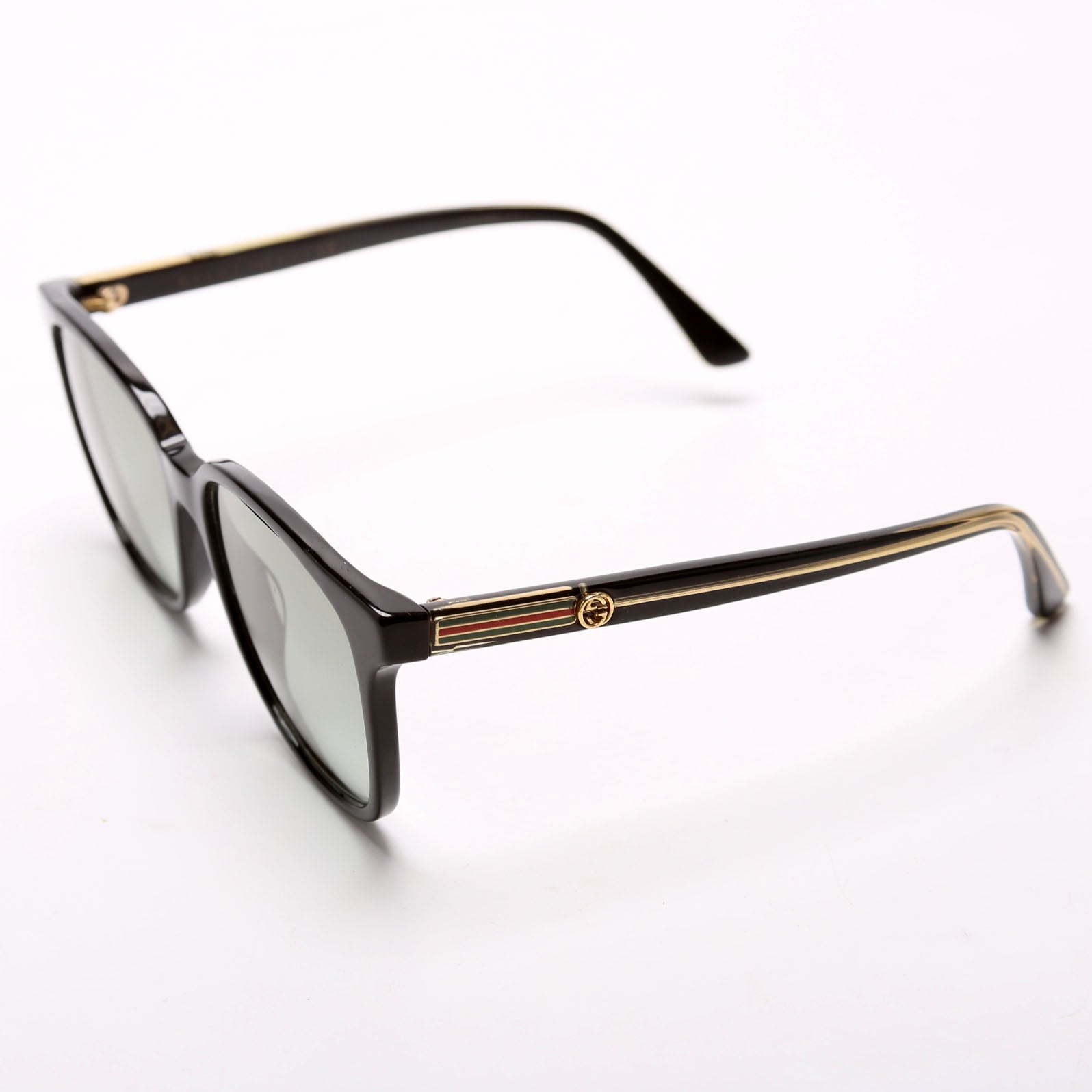 GG0376S Square Sunglasses Black
