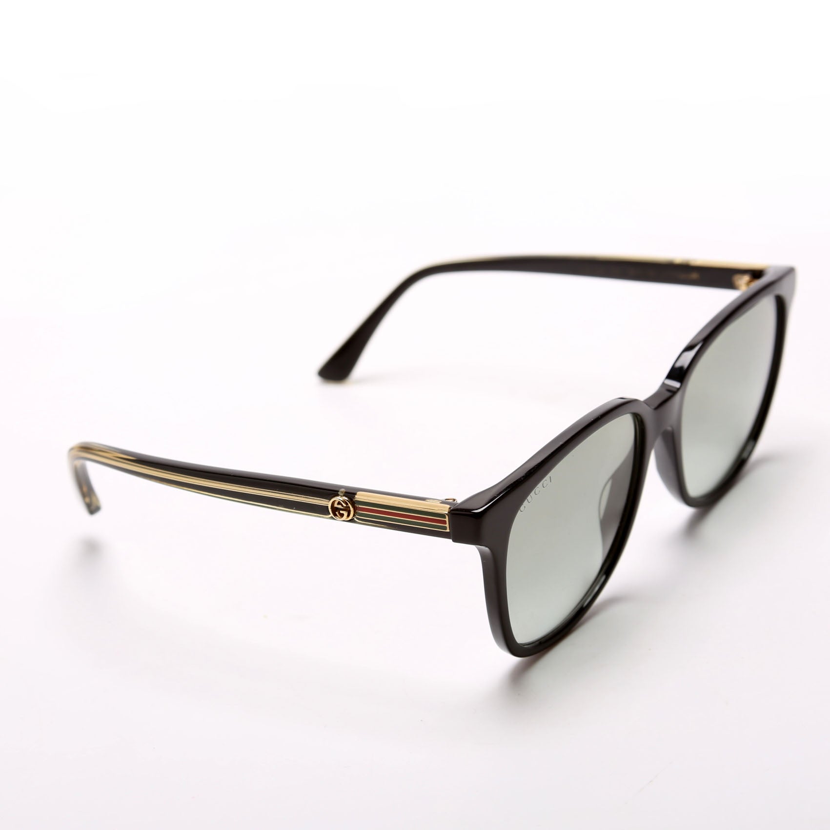 GG0376S Square Sunglasses Black