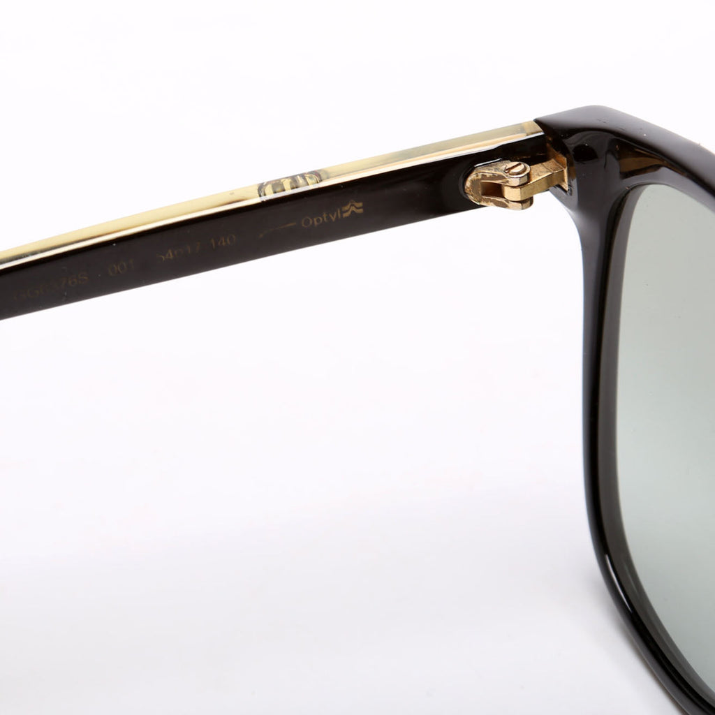 GG0376S Square Sunglasses Black