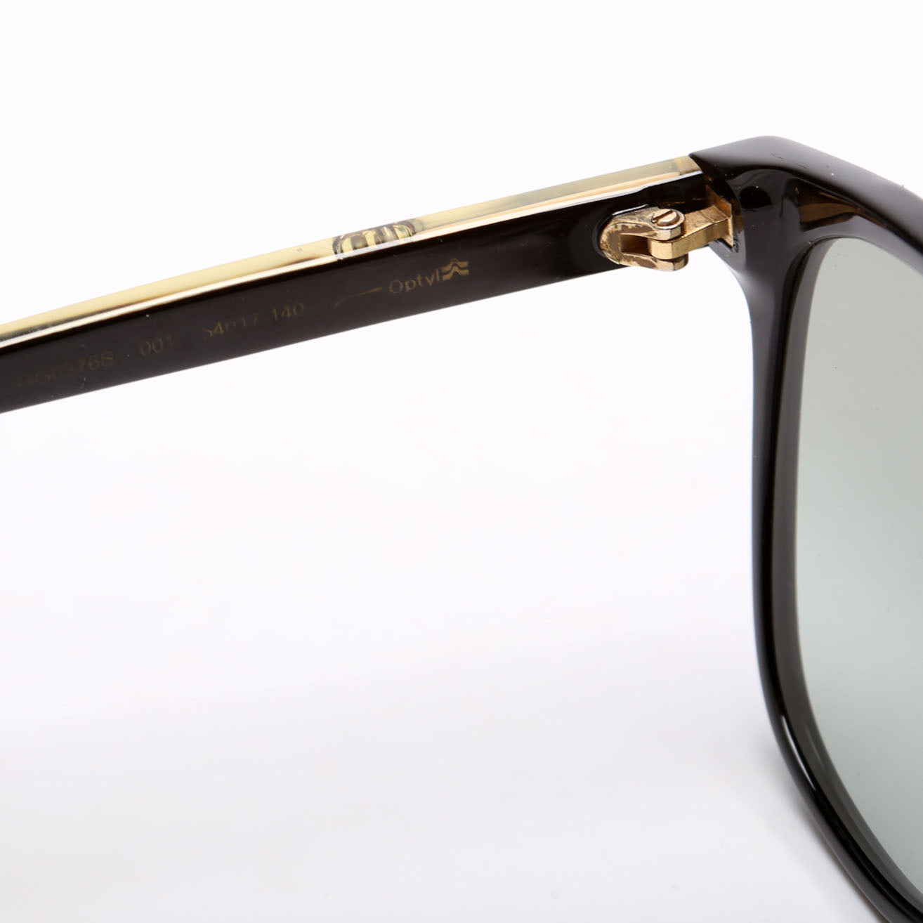 GG0376S Square Sunglasses Black