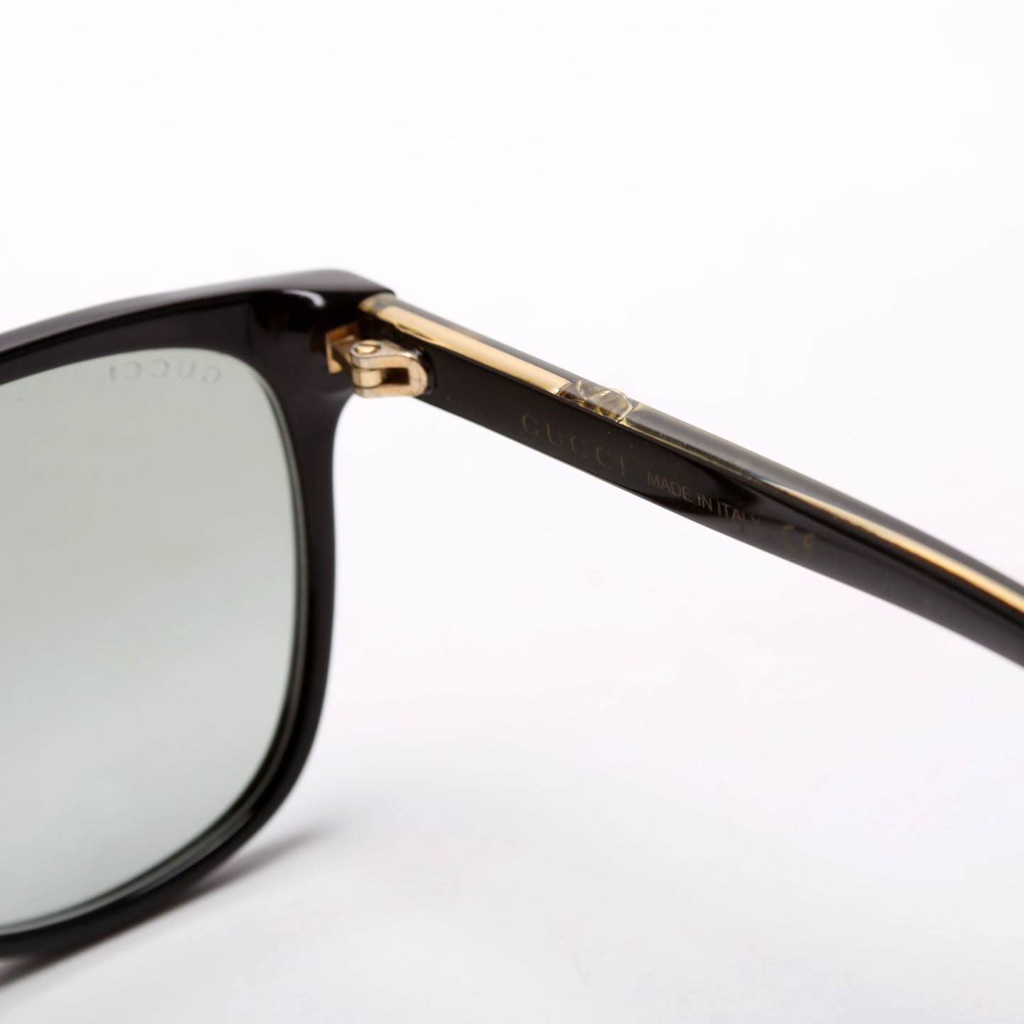 GG0376S Square Sunglasses Black