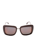 5369 Oversized Square Sunglasses Burgundy