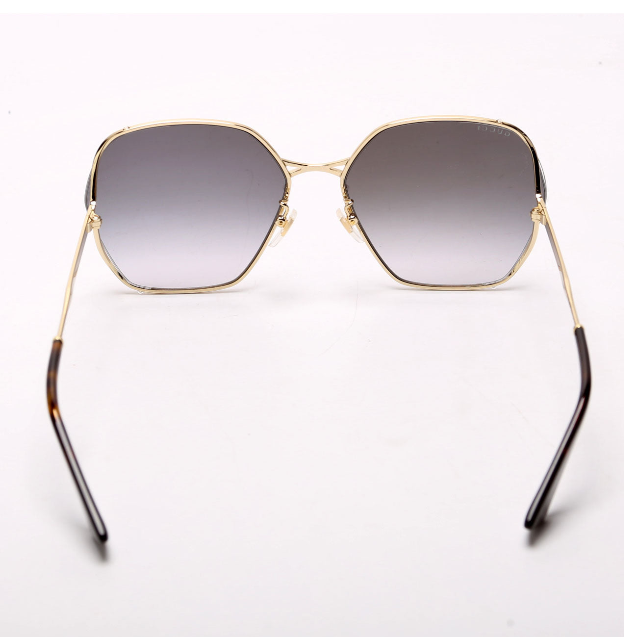 GG0818SA Oversized Sunglasses Black/Gold