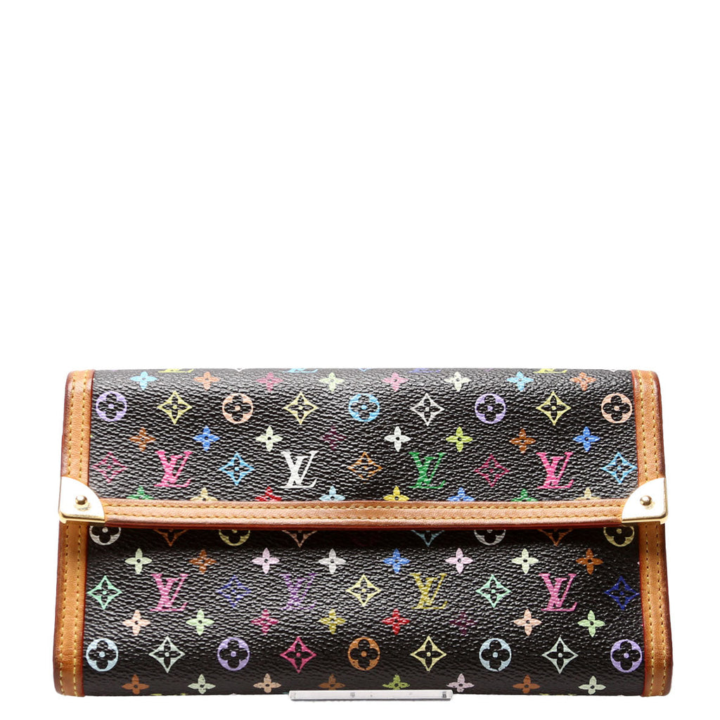 Porte Tresor International Wallet Multicolor Black