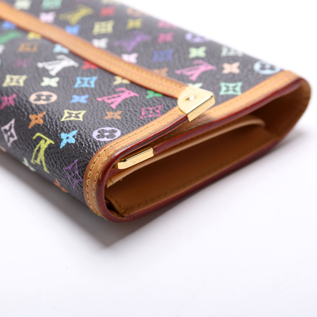 Porte Tresor International Wallet Multicolor Black