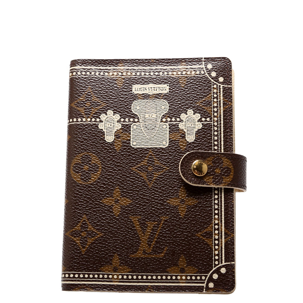 Trunk Agenda Small RIng Monogram Beige