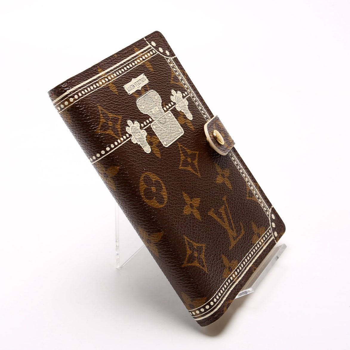 Trunk Agenda Small RIng Monogram Beige