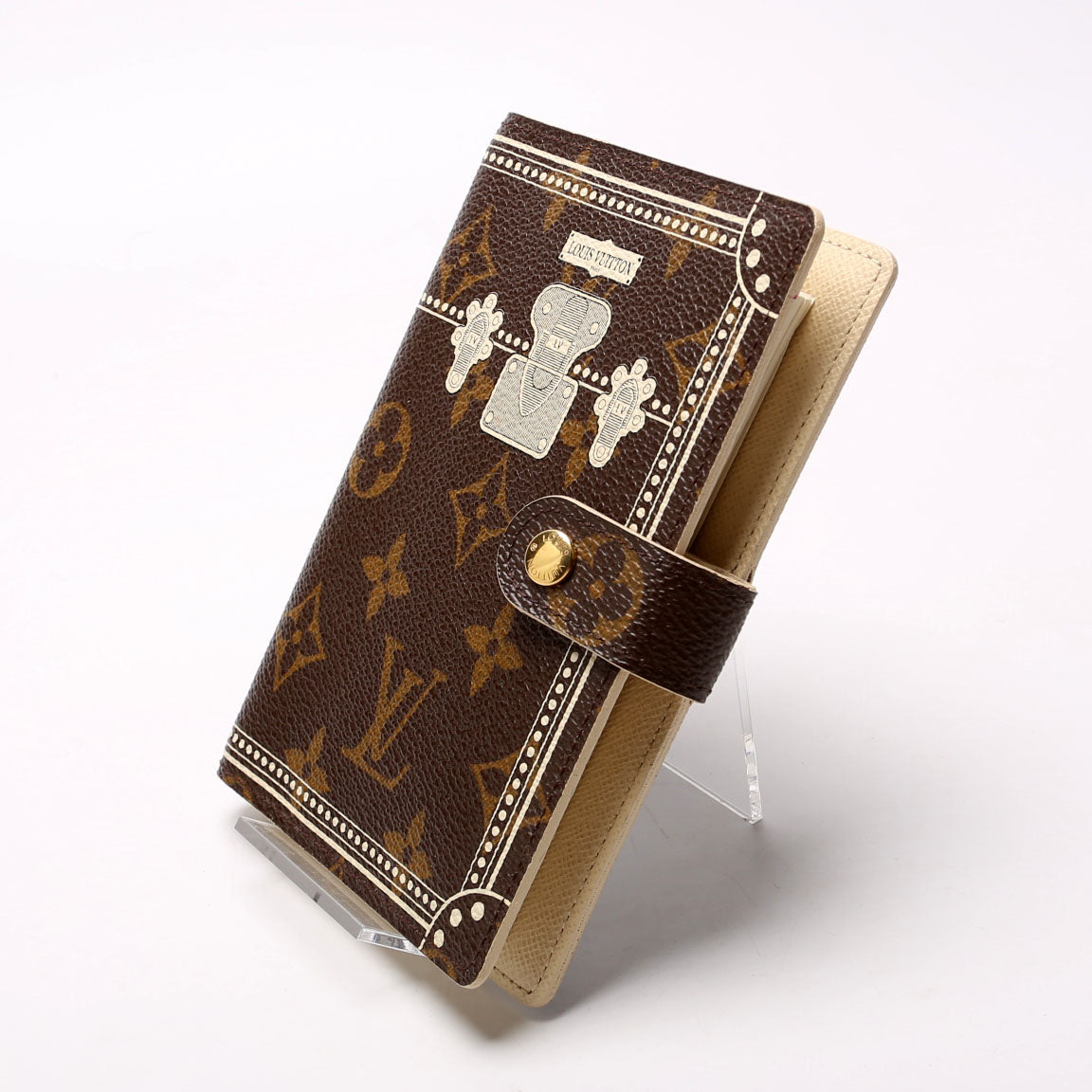 Trunk Agenda Small RIng Monogram Beige