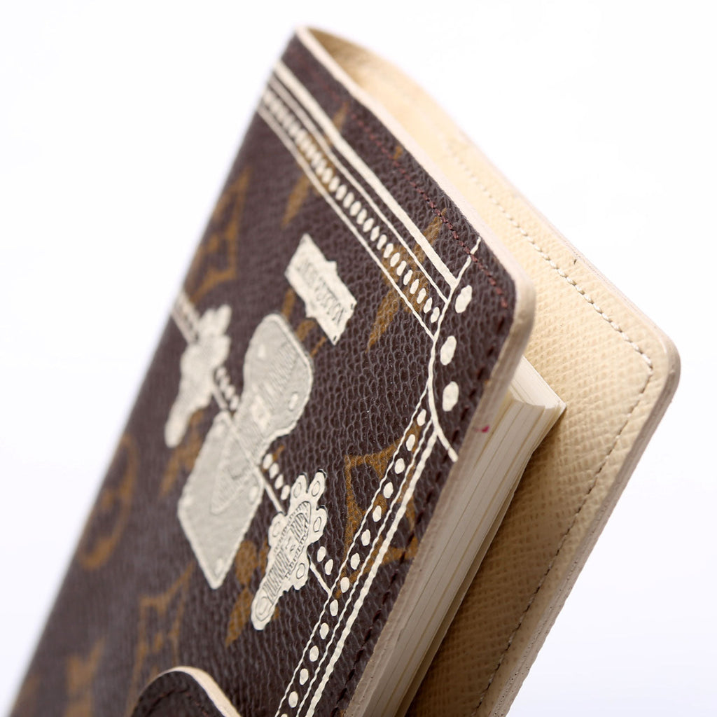 Trunk Agenda Small RIng Monogram Beige