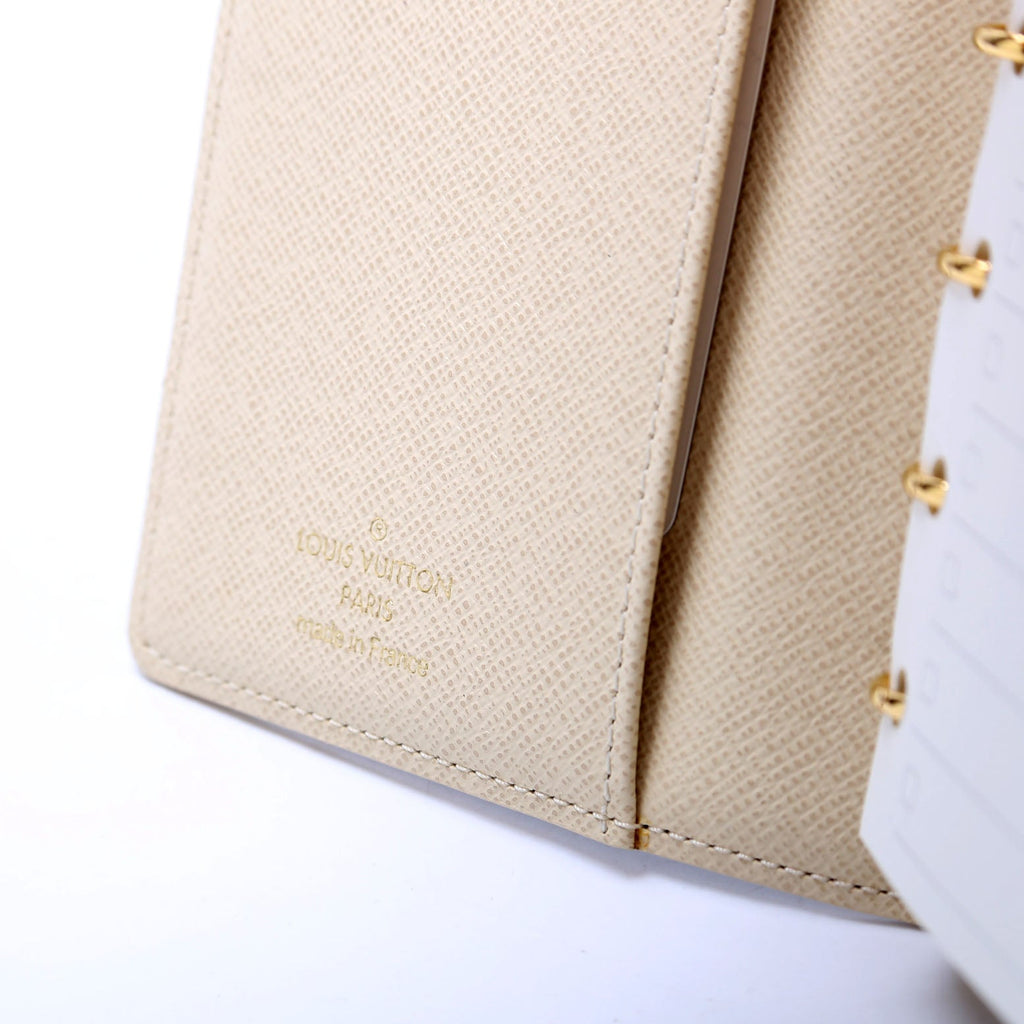 Trunk Agenda Small RIng Monogram Beige