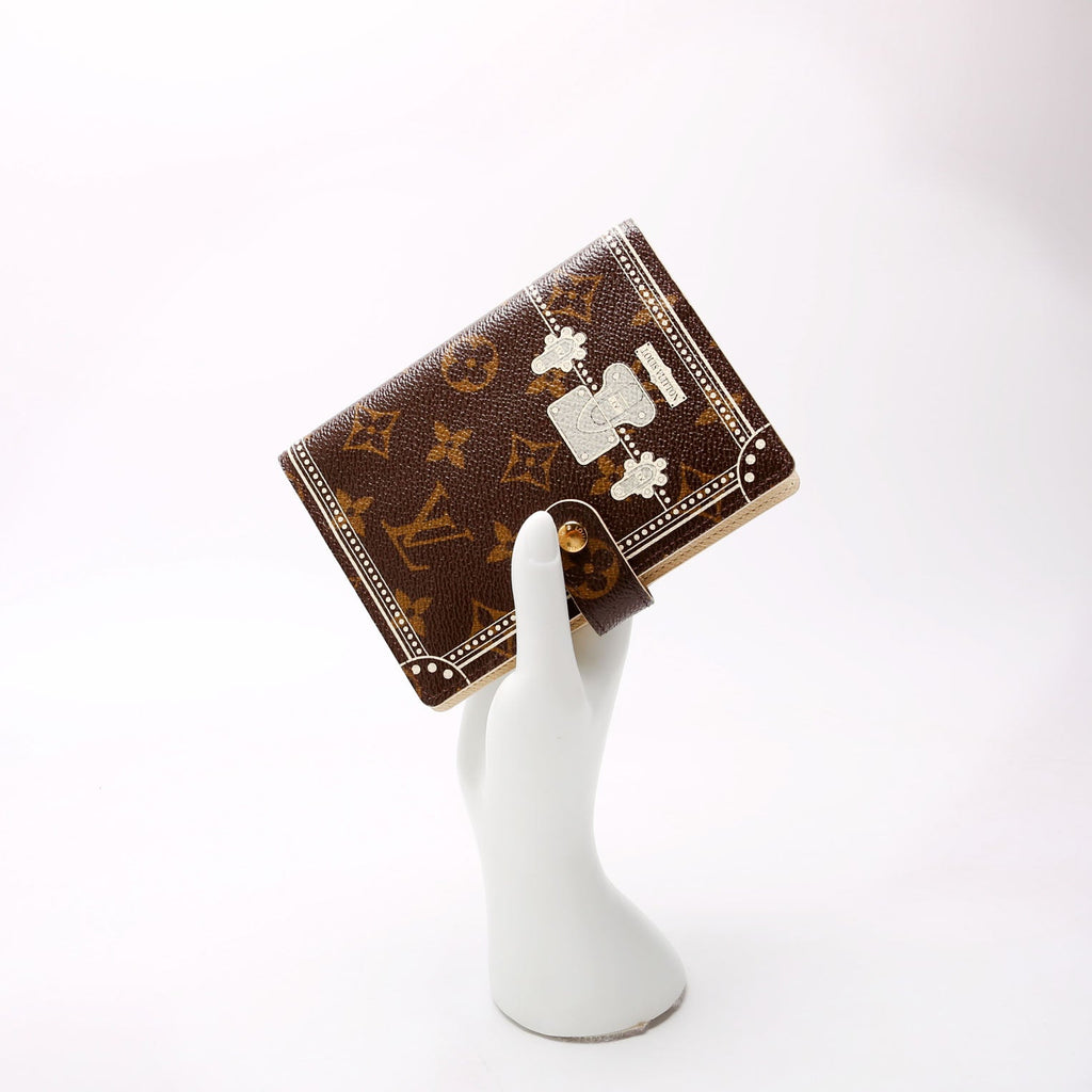Trunk Agenda Small RIng Monogram Beige