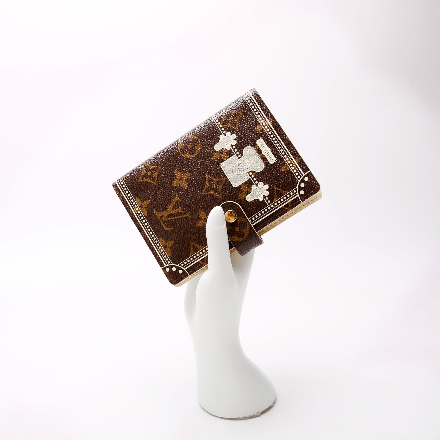 Trunk Agenda Small RIng Monogram Beige
