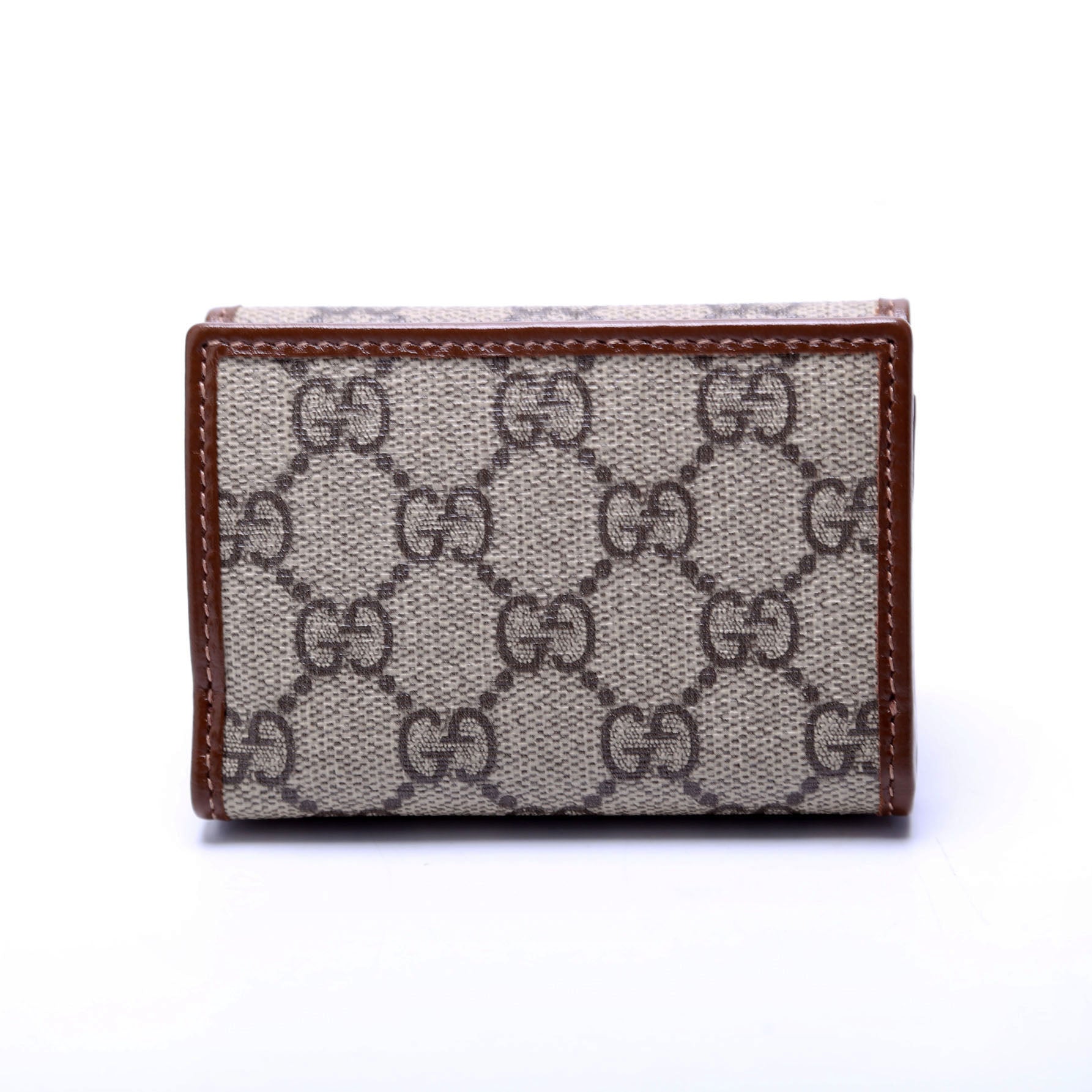 621887 Horsebit 1955 GG Supreme Card Case Brown