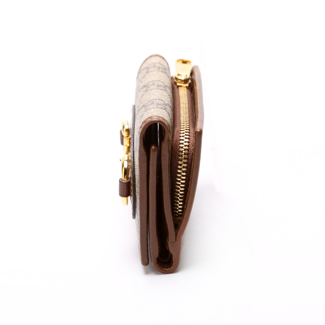621887 Horsebit 1955 GG Supreme Card Case Brown