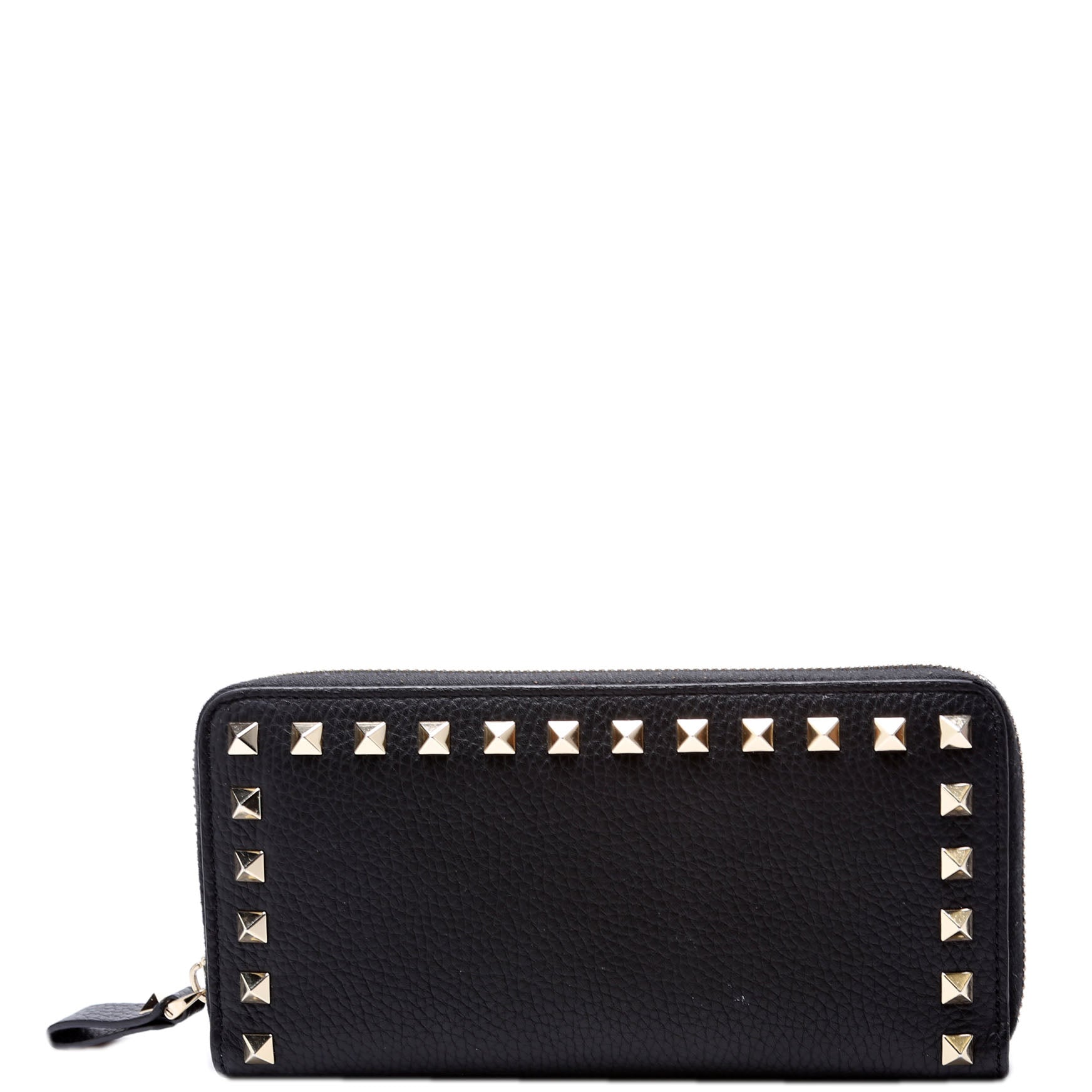 Rockstud Zip Around Wallet