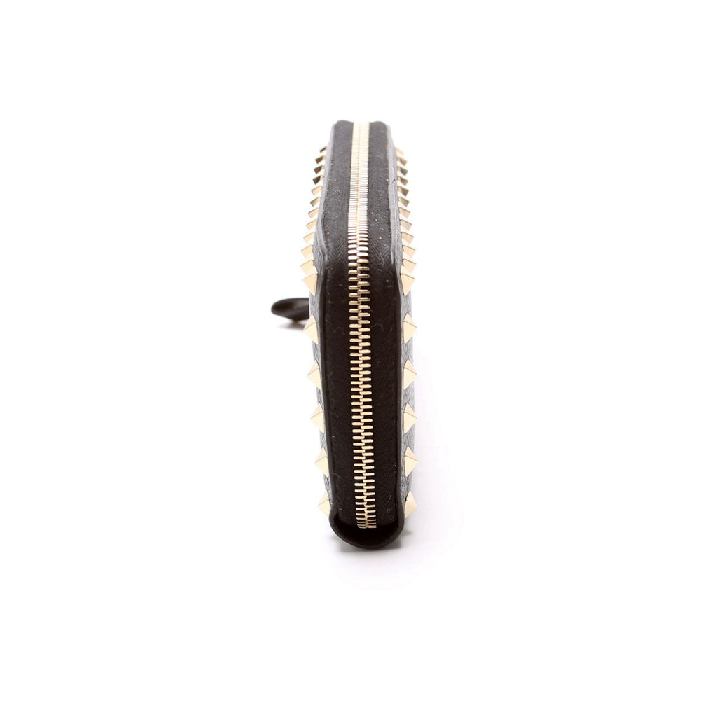 Rockstud Zip Around Wallet