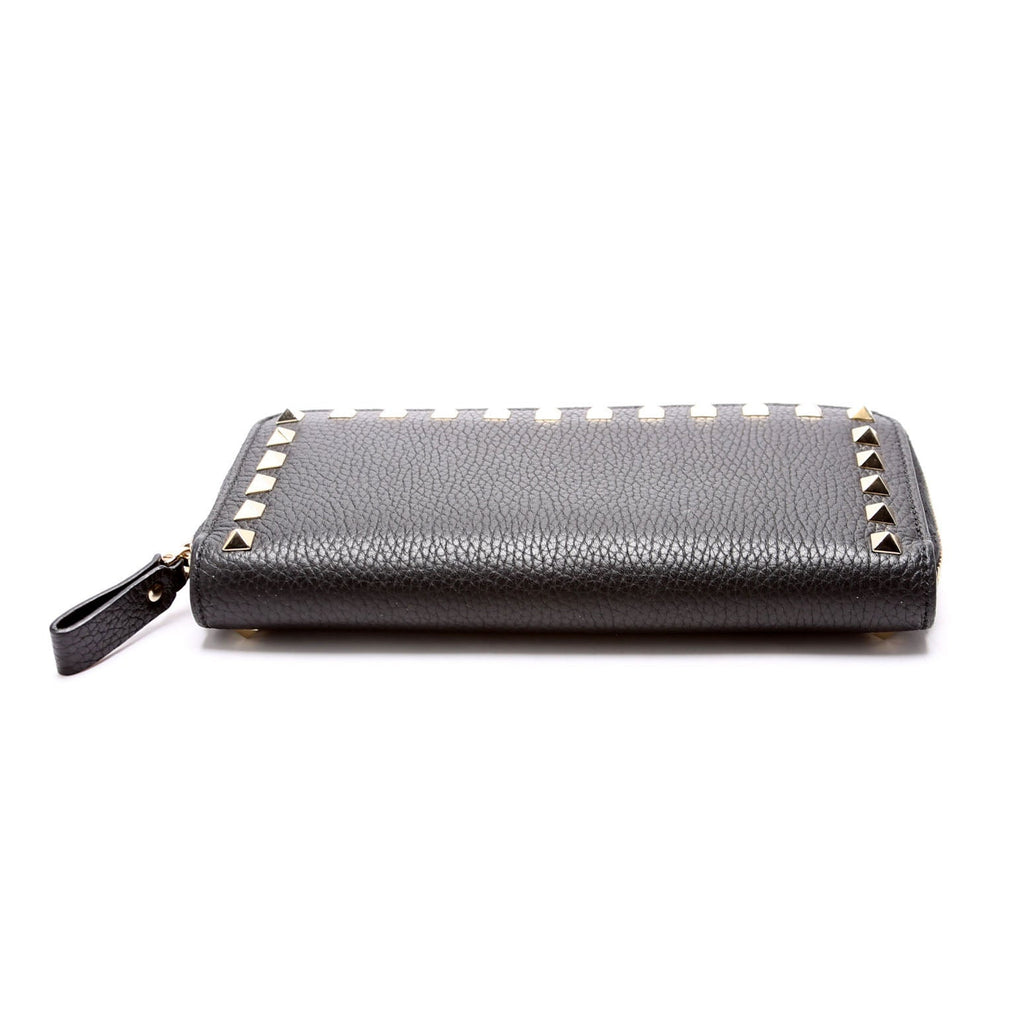 Rockstud Zip Around Wallet