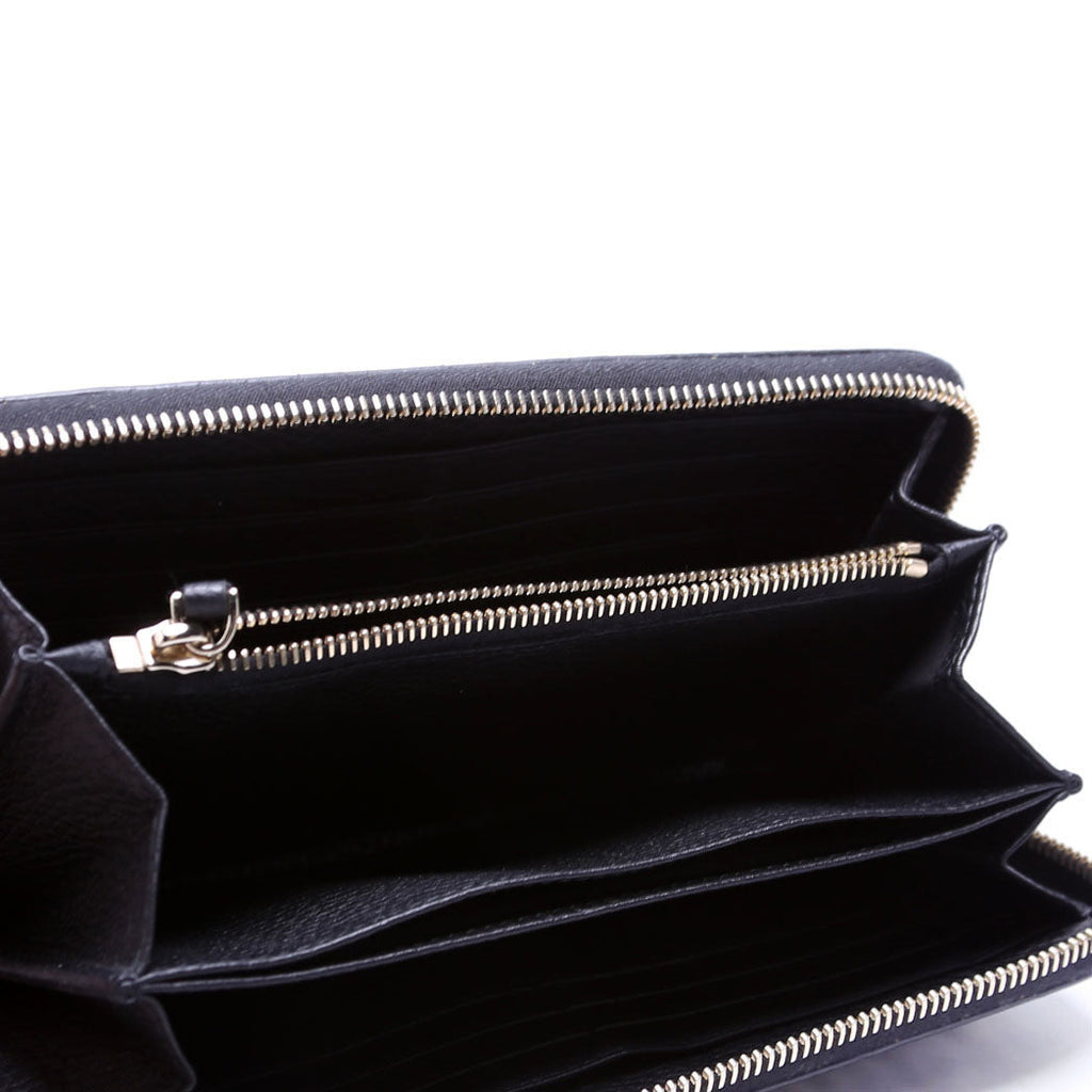Rockstud Zip Around Wallet