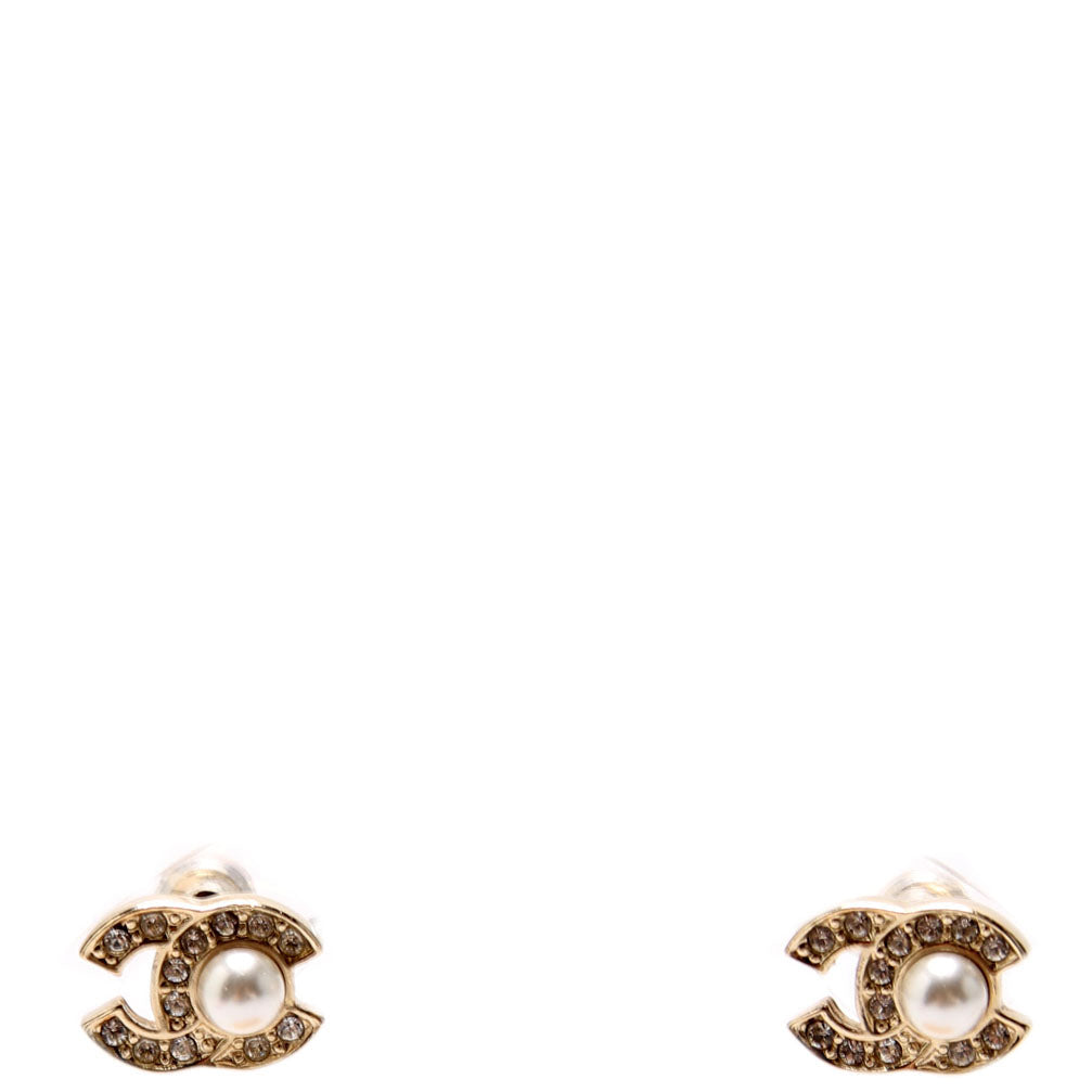 CC Crystal Pearl Studs