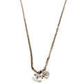 Crystal CC Heart Pendant