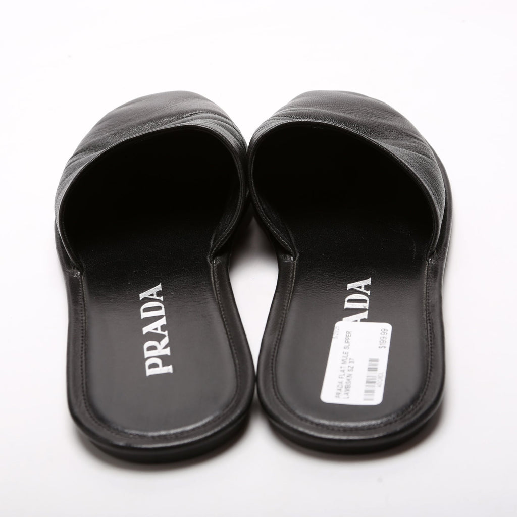 Flat Mule Slipper Lambskin Size 37