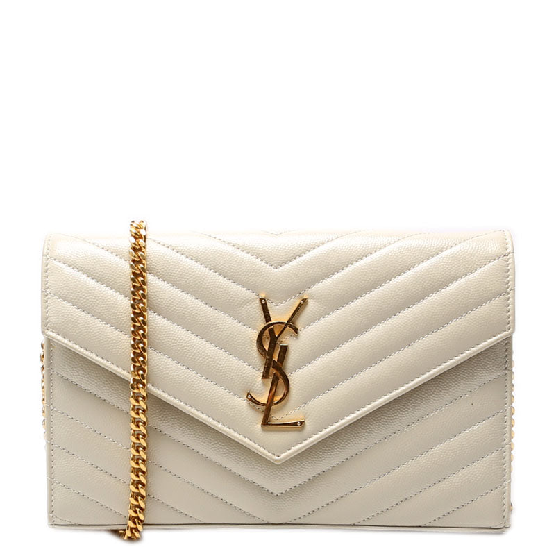 Grain De Chain Wallet Cream
