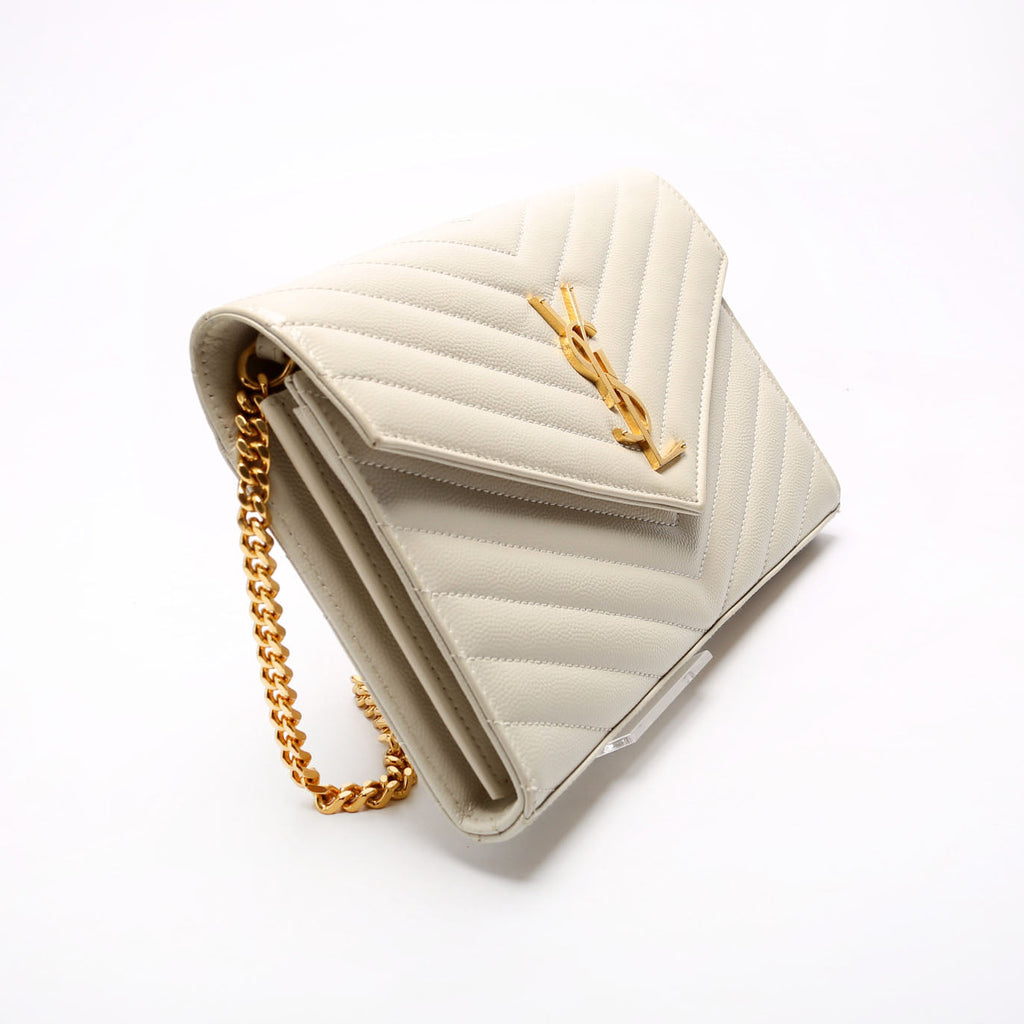 Grain De Chain Wallet Cream