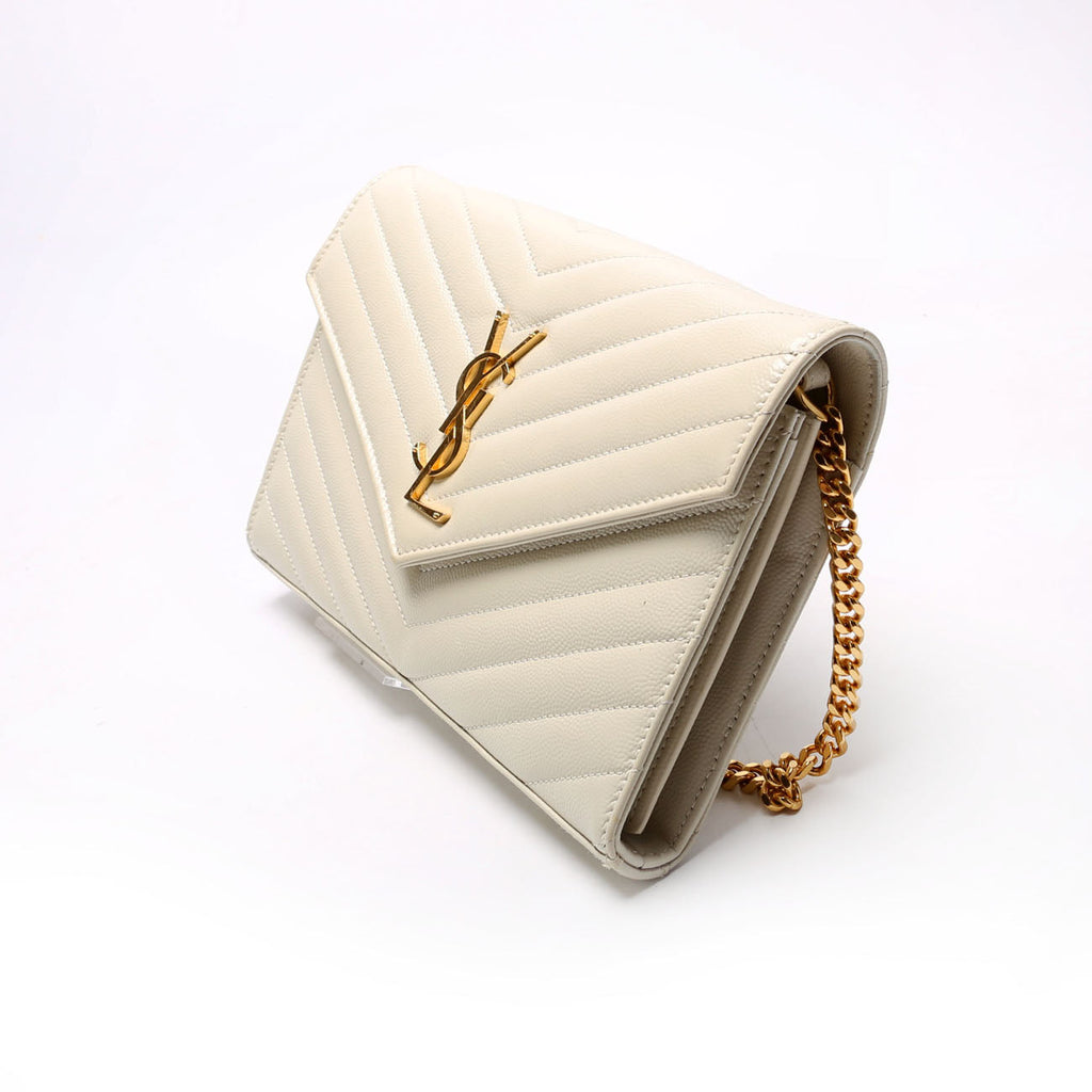Grain De Chain Wallet Cream