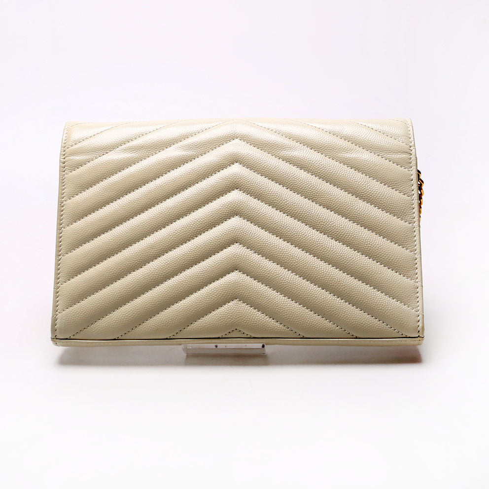 Grain De Chain Wallet Cream