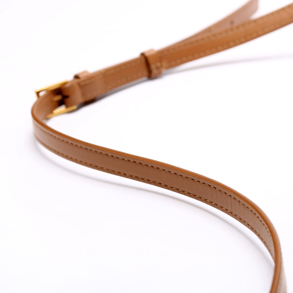 Lou Camera Bag Chevron Nude/Gold