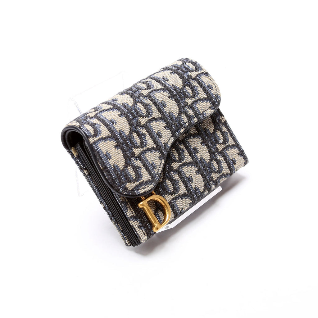 Saddle Card Holder Oblique Navy