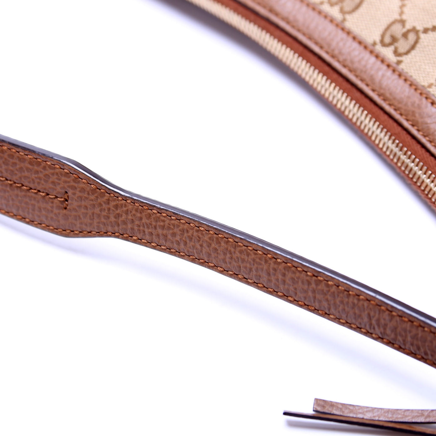 GG Canvas Bree Hobo Brown