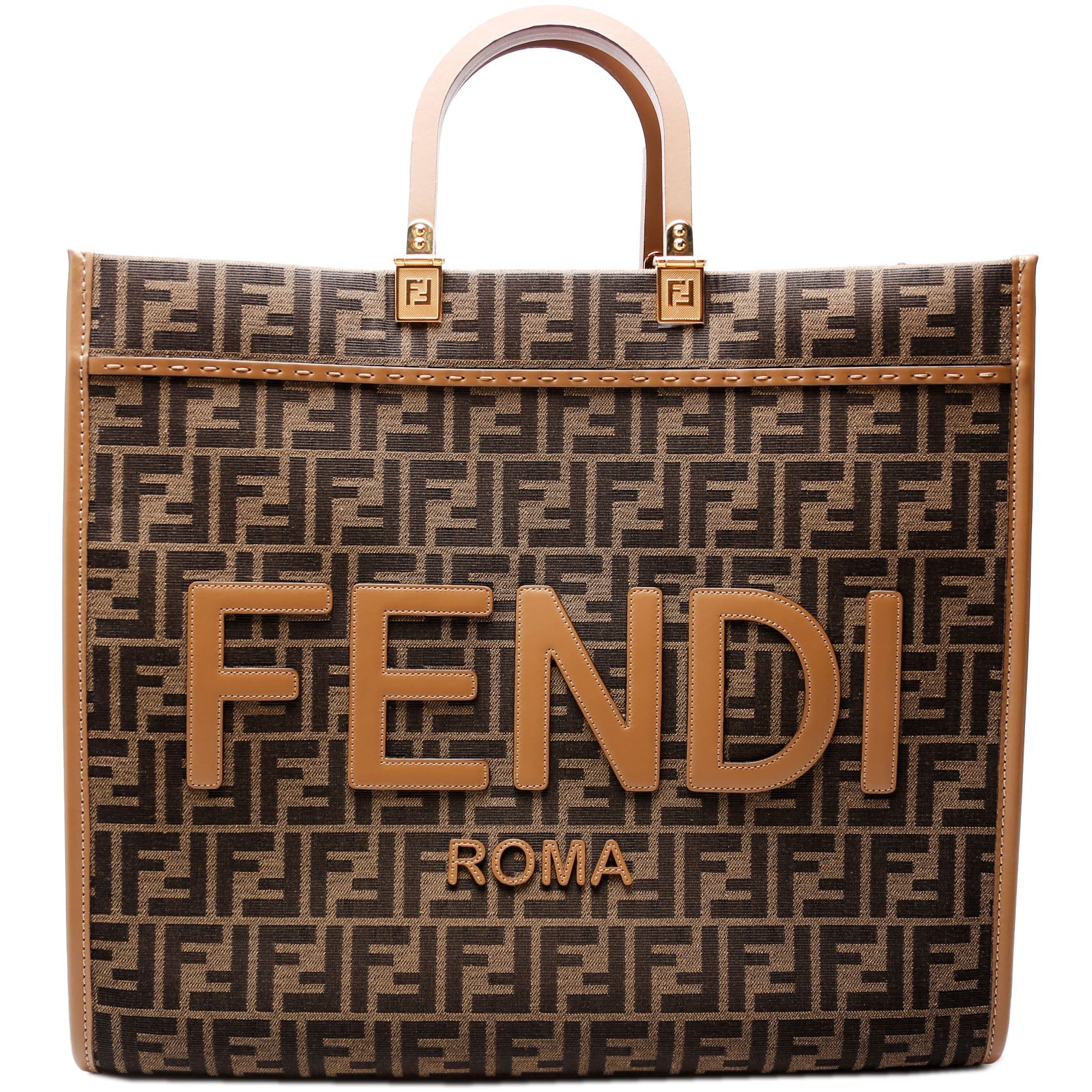 8BH372 FF Jacquard Sunshine Shopper Large