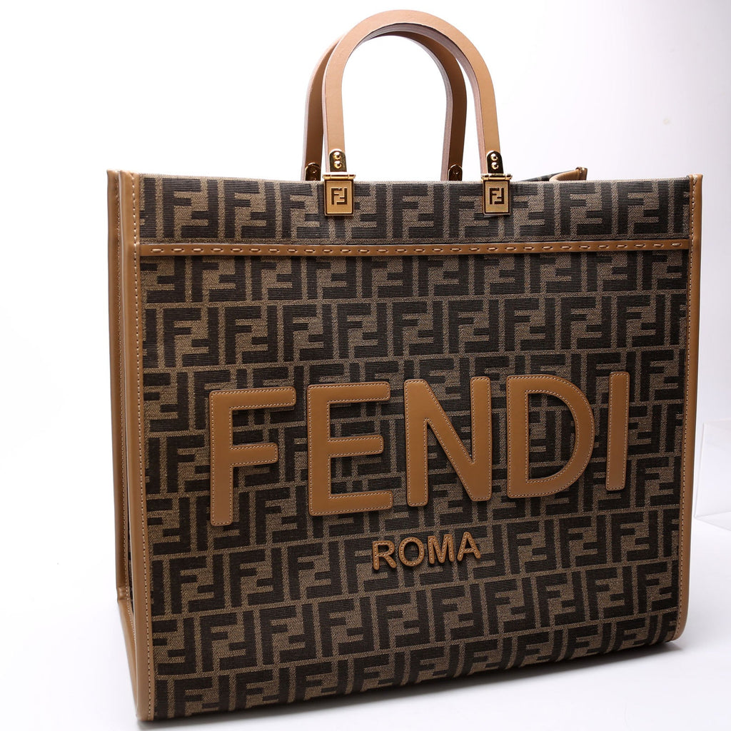 8BH372 FF Jacquard Sunshine Shopper Large