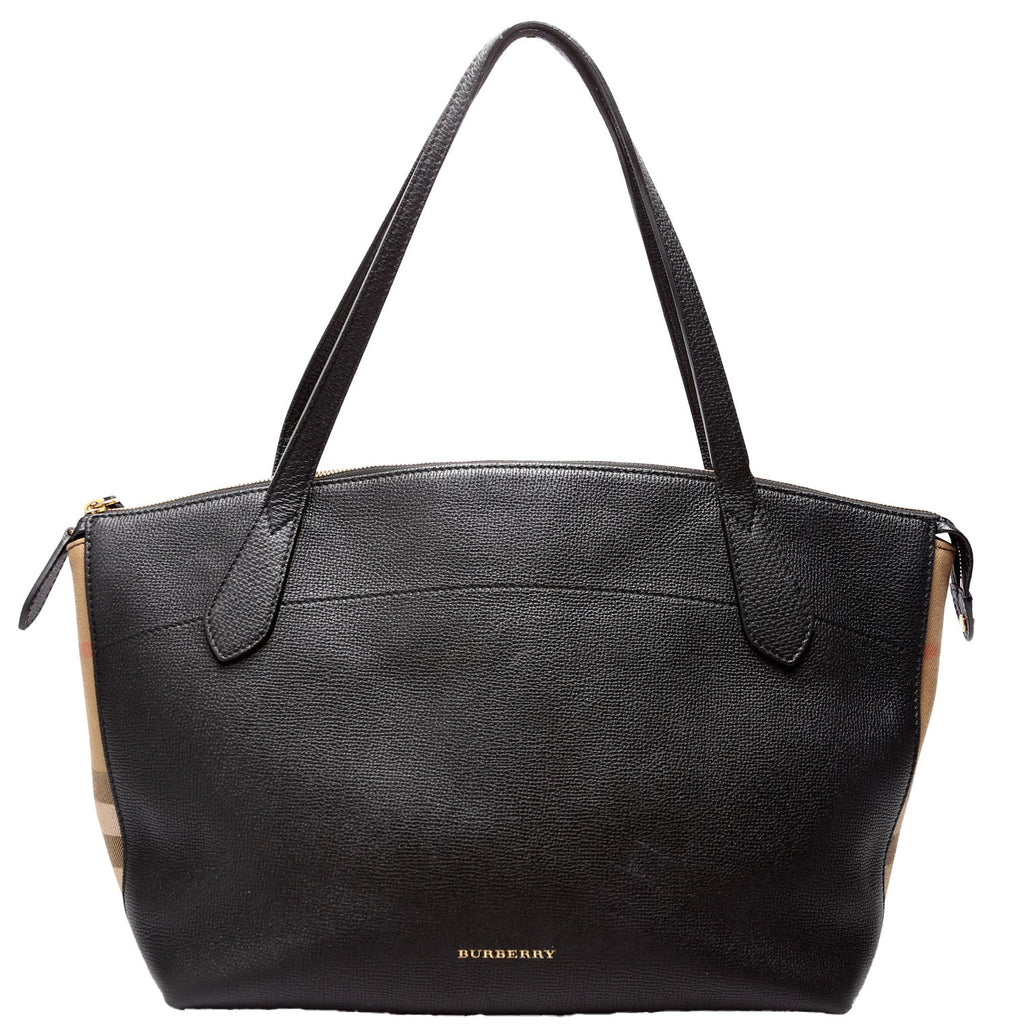 Debry Calfskin/Housecheck Welburn Medium Tote