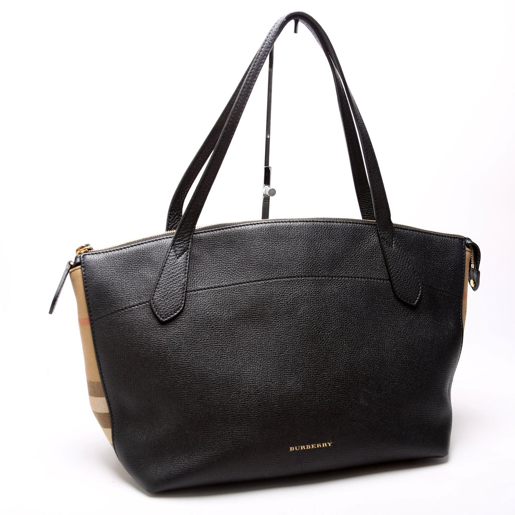 Debry Calfskin/Housecheck Welburn Medium Tote