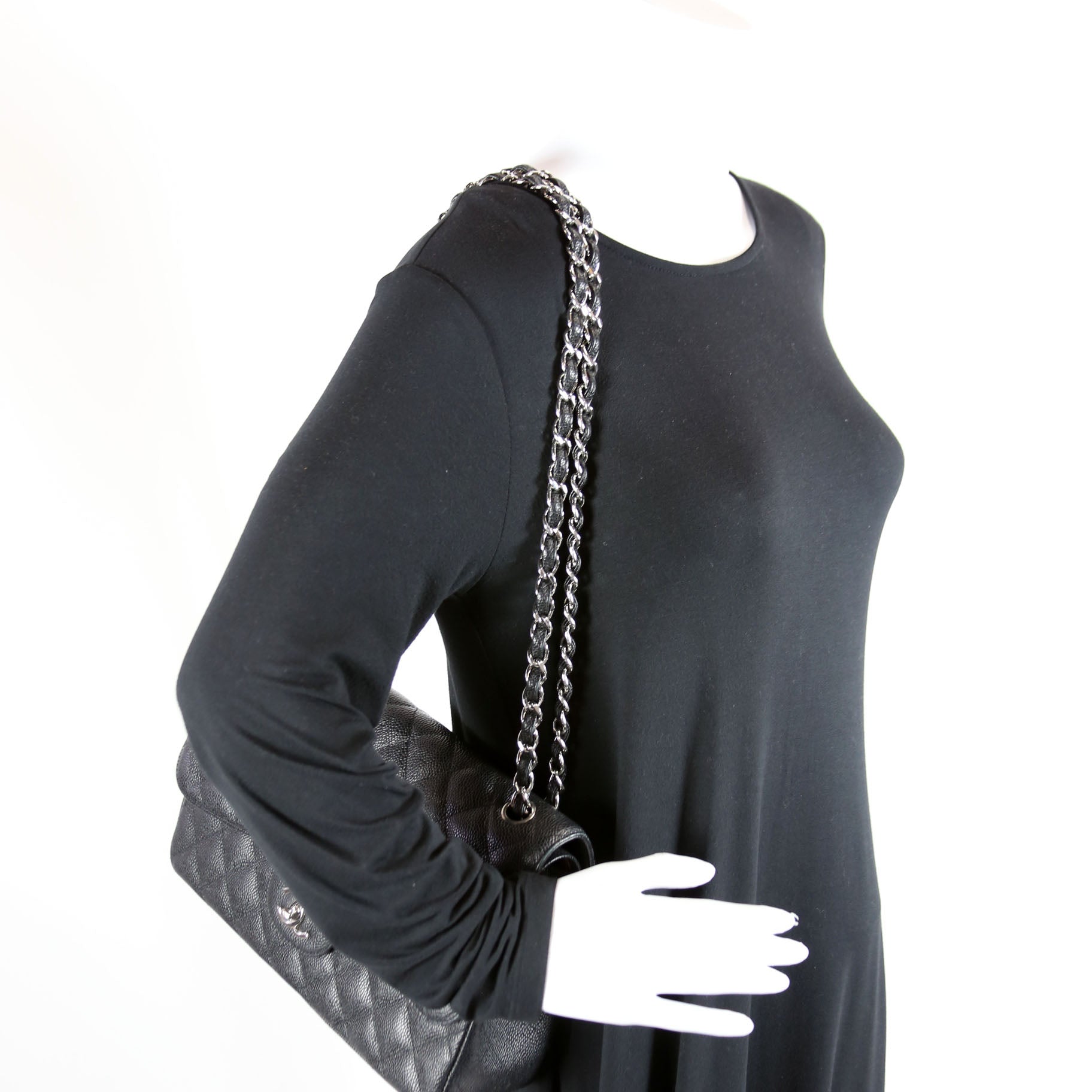 Classic Flap Jumbo Caviar 25-28M