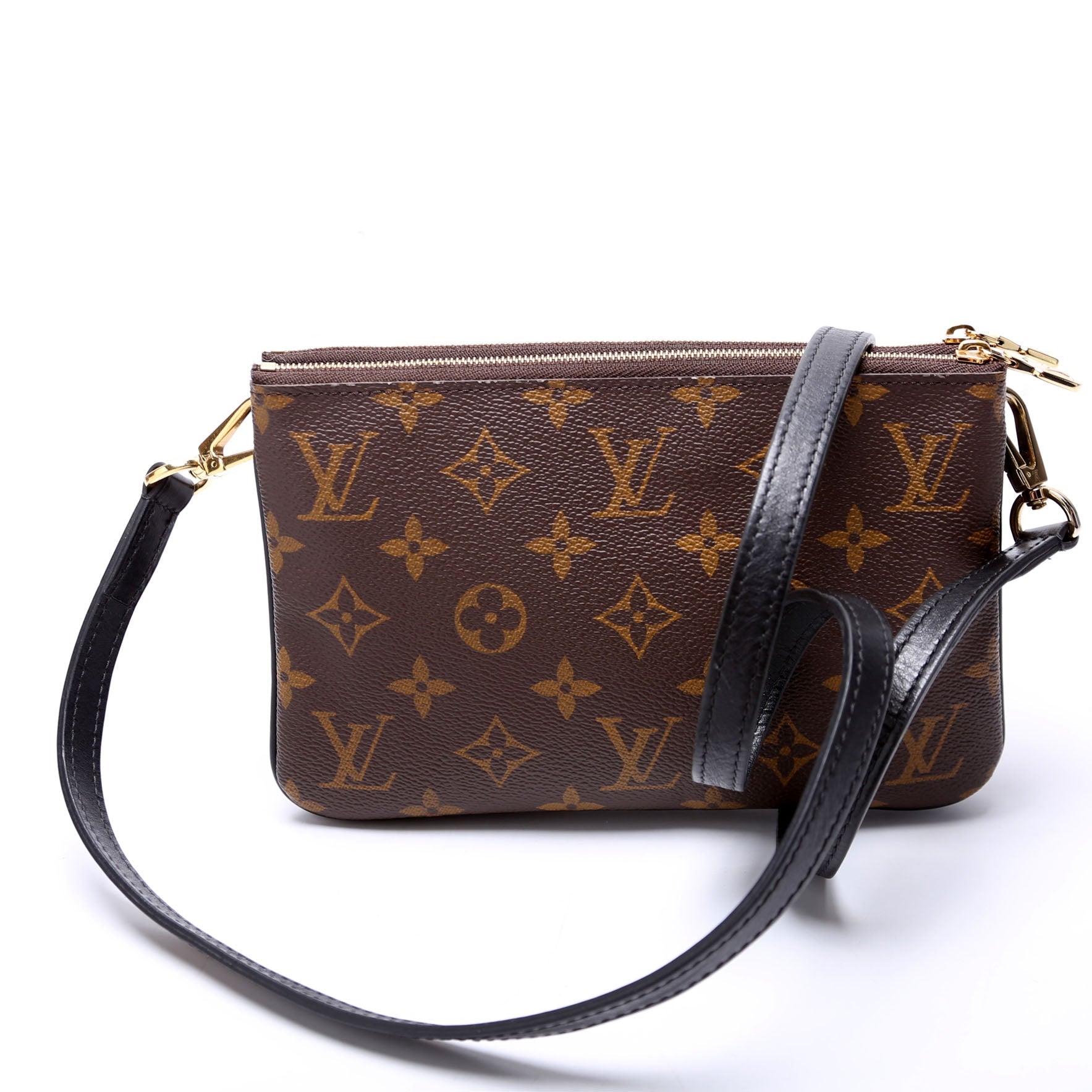 Double Zip Pochette Giant Reverse Monogram