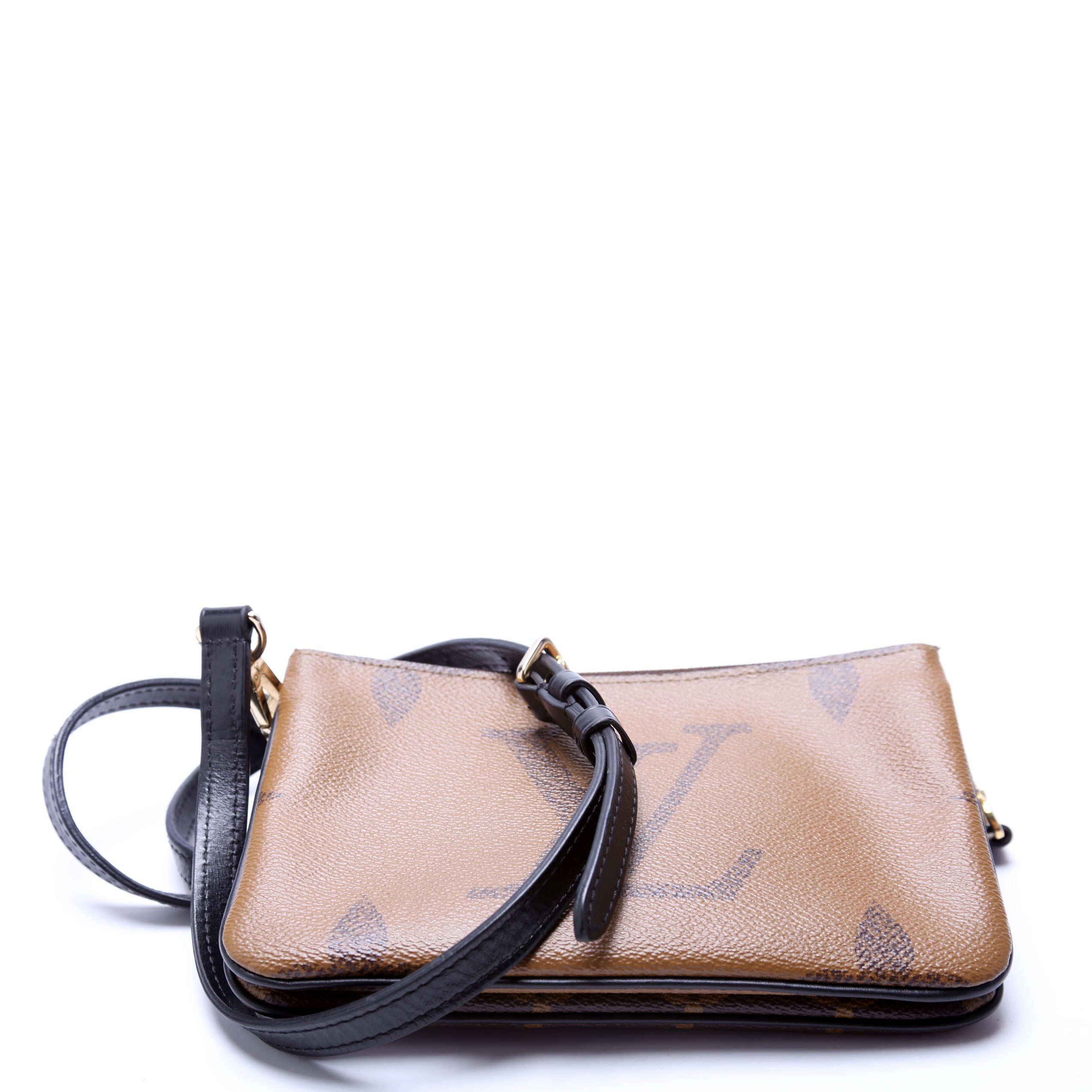 Double Zip Pochette Giant Reverse Monogram