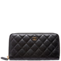 CC Long Za Wallet Caviar 28M Black
