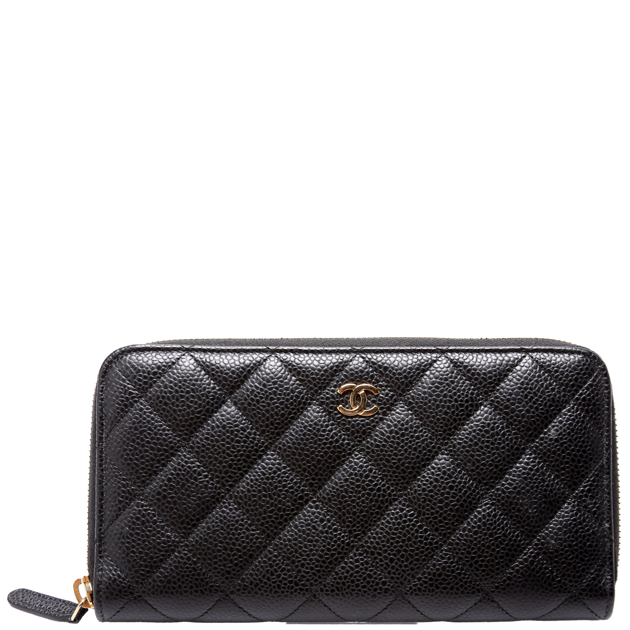 CC Long Za Wallet Caviar 28M Black