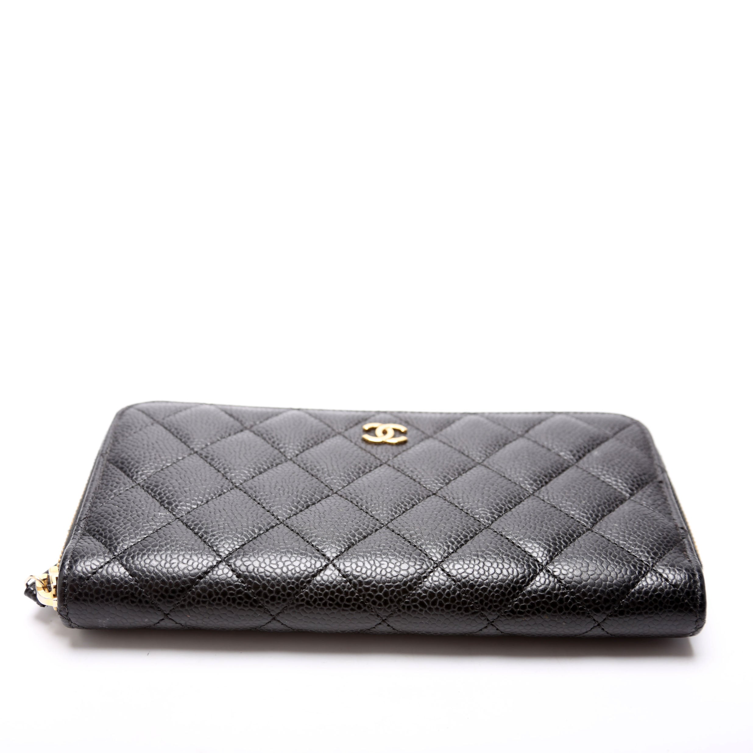 CC Long Za Wallet Caviar 28M Black