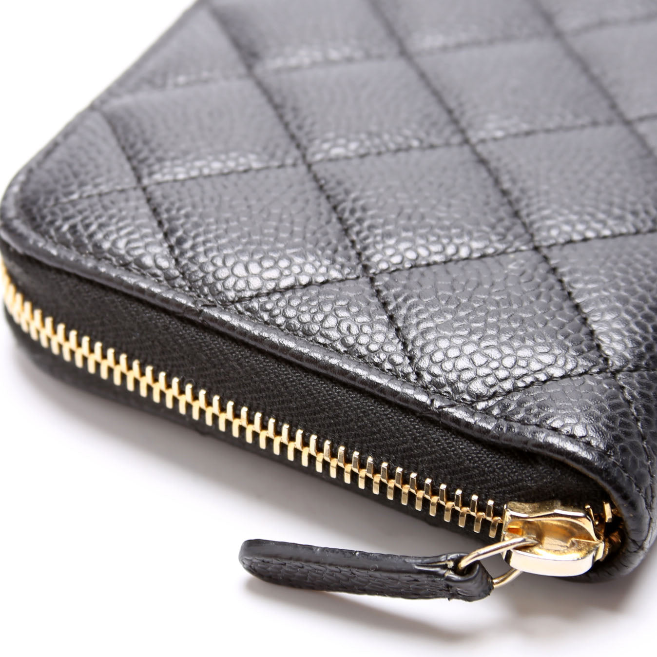CC Long Za Wallet Caviar 28M Black