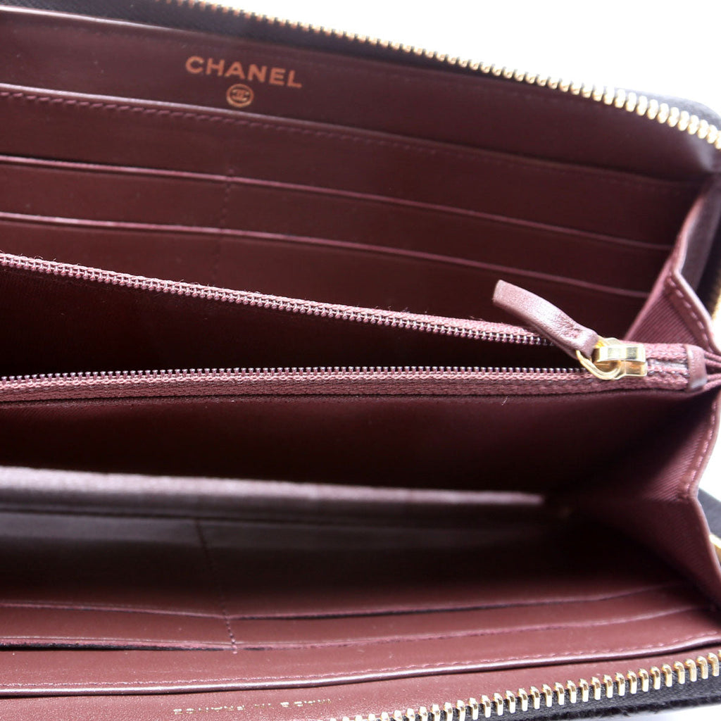 CC Long Za Wallet Caviar 28M Black