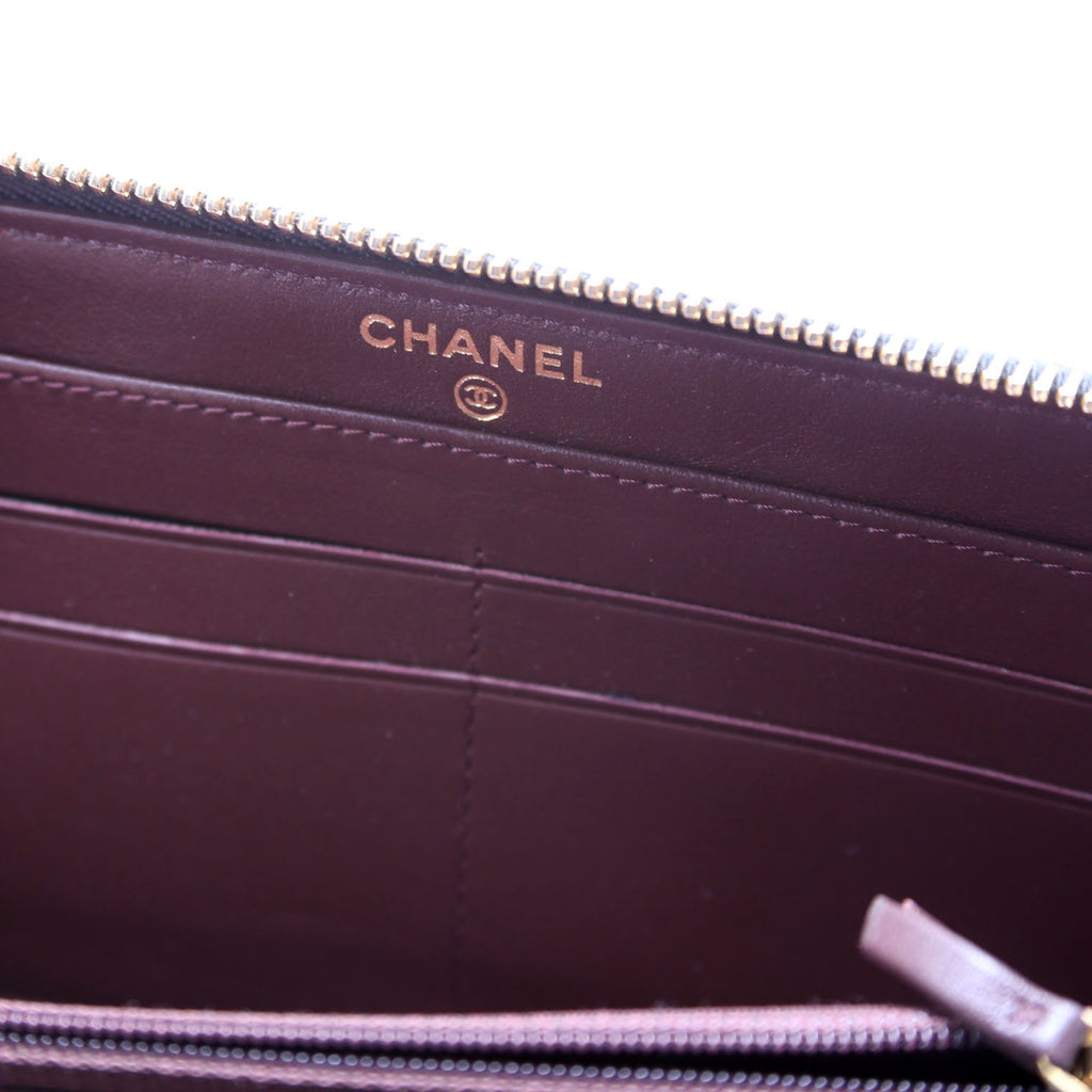 CC Long Za Wallet Caviar 28M Black