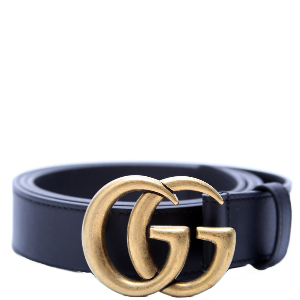 414516 GG Marmont Belt Size 100/40 Black