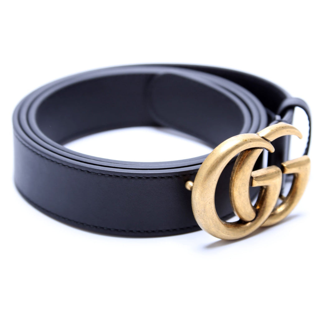 414516 GG Marmont Belt Size 100/40 Black