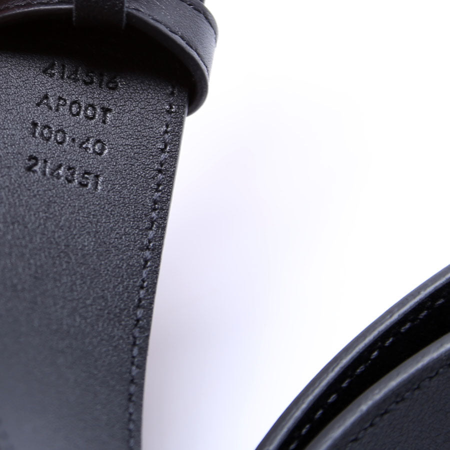 414516 GG Marmont Belt Size 100/40 Black