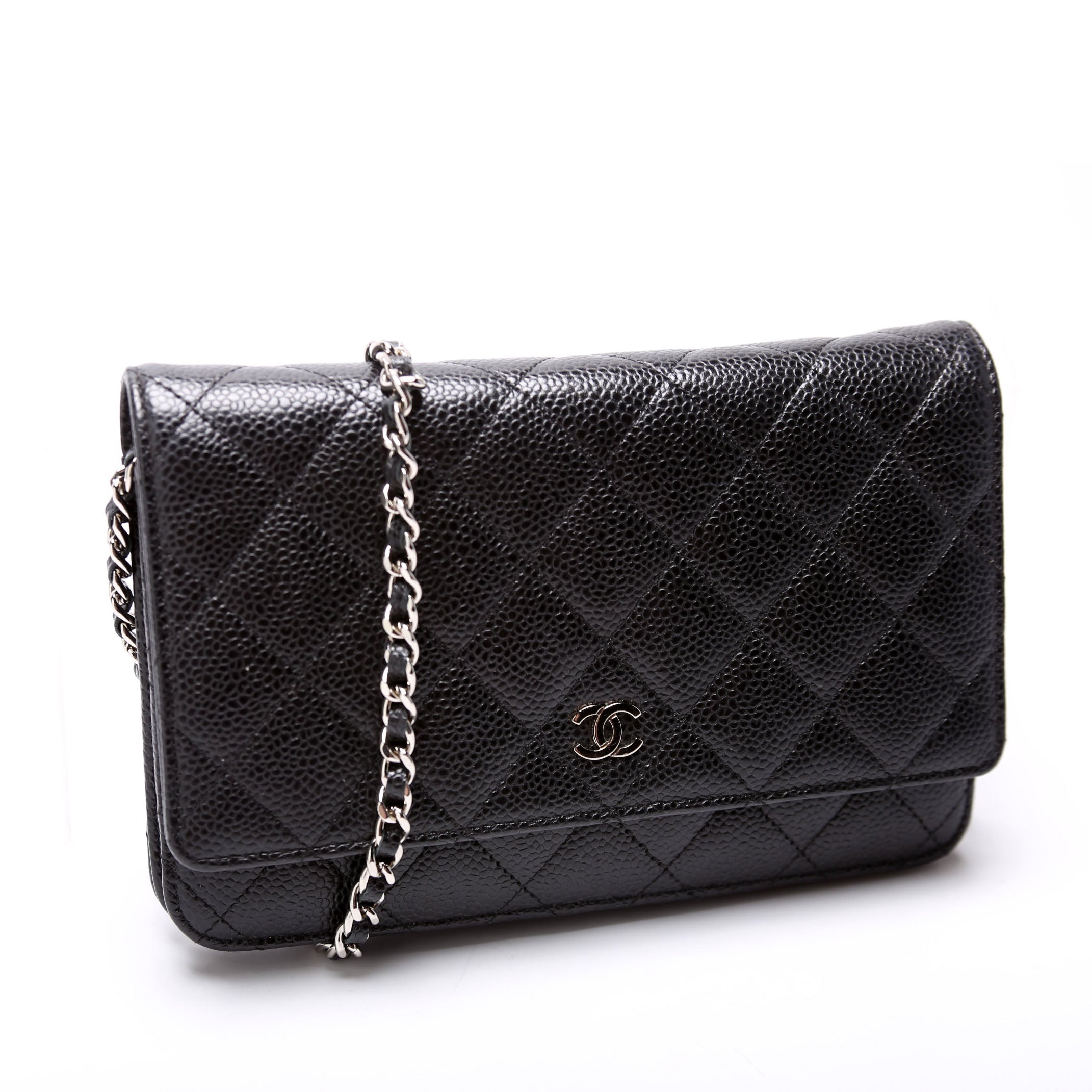WOC Classic Quilted Caviar Black