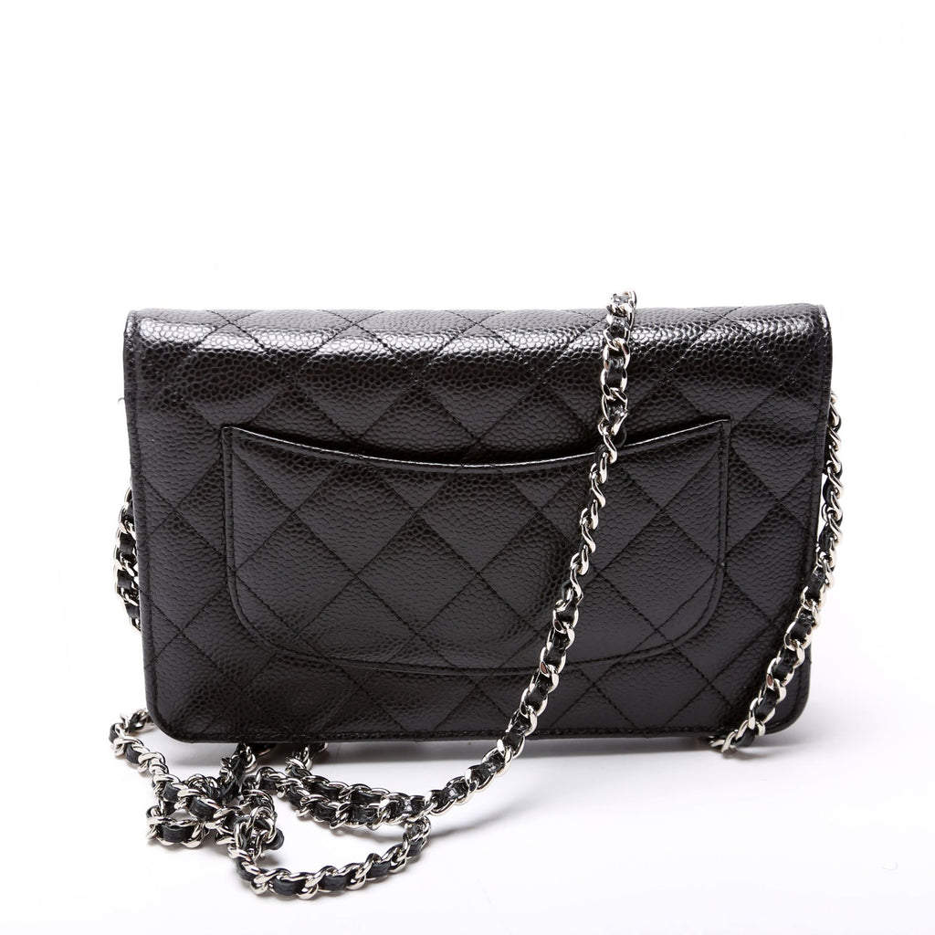 WOC Classic Quilted Caviar Black